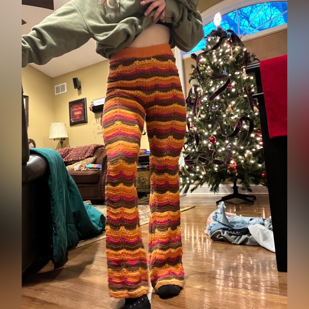 Knitted Sweater Pants